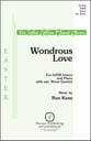 Wondrous Love SATB choral sheet music cover